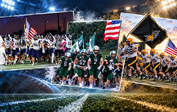 Tri-Team Football Entrance Collage
